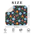 thumbnail image 4 of Pioneer Flower Floral Print Pattern 1 Pack Kitchen Dish Drying Mat, Ultra Absorbent Microfiber Dish Drainer Mat, 16"x18", 4 of 6