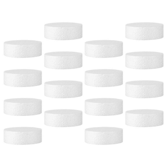 CTIRCHIU 16-Pack White Foam Blocks for Arts, Crafts, Sculpting, Floral Arrangements, Projects and Uses