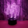 thumbnail image 3 of YSITIAN 3D Boar Night Light USB powered 7-color LED light, suitable for children's gift bedroom decoration YT-13860, 3 of 5