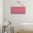 thumbnail image 3 of Howdy Sign, Hot Pink Preppy Howdy Western Wood Signs Wall Hanging, Pink Cowgirl Room Wall Decor, Pink Western Decor, Western Home Living Room Decor, 11.8X5.9 Inch Wall Pediments, 3 of 6