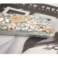 thumbnail image 3 of for iPhone SE 2020 Case/iPhone 8 Case/iPhone 7 Case,Luxury Bling Diamond Rhinestone Gemstone 3D Perfume Bottle and Flower Gemstone Soft TPU Back Cover Case for Women with iPhone 8/7 4.7 inch, 3 of 10