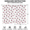 thumbnail image 2 of Nursery Curtains Boys Girls Kids Red Fruit Cherry Print Pattern Window Drapes for Living Bedroom Playroom Room Decor Rod Pocket 52x84Inch 2 Panels, 2 of 2