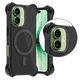 thumbnail image 5 of Mr. Gadgets Funda De Uso Rudo Para iPhone, Diseño Magnetico, Case Transparente De Acrilico Epoxi, Tecnología Ultra Bounce, Anti-caídas Compatible Con iPhone 17  Color Negro, 5 of 7