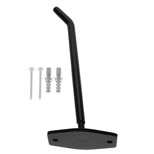 OULII Black 1Set Straight Hook for Garage Organization Industrial Style Bike Wall Mount Tire Rack