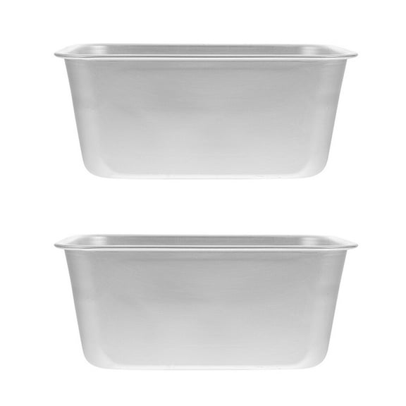 TEHAUX 2-Pack Aluminum Alloy Bread Loaf Pans Non-Stick Bakeware for Home Kitchen Baking