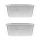 thumbnail image 2 of 2 piezas de aluminio aleación sartenes para hornear moldes de pan de pan bandeos tostadas para cocina para cocina, 2 of 6