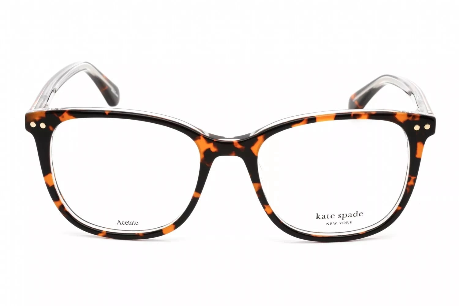 Kate Spade Full Rim Square Dark Havana Eyeglasses - Walmart.com display picture 1