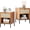Brown-1 Drawer, variant on Brafab Nightstands Set of 2,With Handmade Nature Rattan Weave Finish Boho-style Storage Drawers and Shelf Storage, Side Table End Table For Living Room, Bedroom,dining Room | Brown