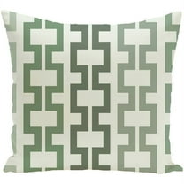 Simply Daisy 16" x 16" Cuff-Links Geometric Print Pillow