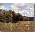 thumbnail image 1 of Ceramic Tile Mural-Hugh Bolton Jones Country Painting 170. 72" w x 60" h using (30) 12 x 12 ceramic tiles, 1 of 3