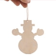 thumbnail image 5 of LOLIPPYY 20Pcs Christmas Tree Wood Pendants Unfinished Wood Hanging Ornaments for Tags, 5 of 5