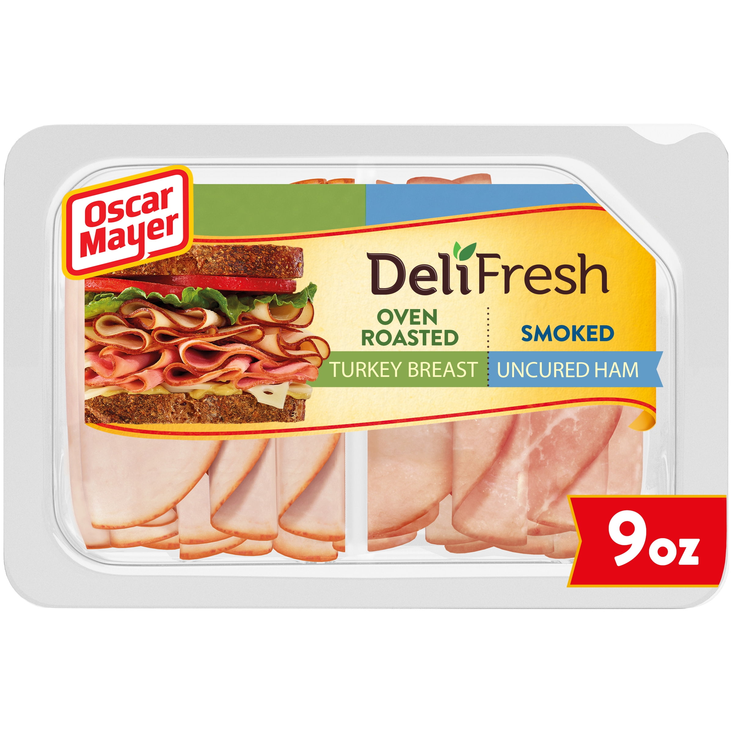 Oscar Mayer Deli Fresh Oven Roasted Turkey Breast & Smoked Uncured Ham