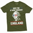 thumbnail image 5 of Men's tee 4th of July have fun at work tomorrow England George Washington T-shirt Washington tee, 5 of 7