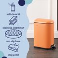 thumbnail image 3 of happimess Roland Mini 2.6-Gallon Step-Open Trash Can, Carrot Cake, HPM1009K, 3 of 8