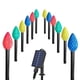 thumbnail image 1 of Guirnalda de luces LED solares para jardín, una unidad Drag Twelve C9, fresa, decoración navideña para jardín, enchufe de tierra, luz solar para jardín, 1 of 2