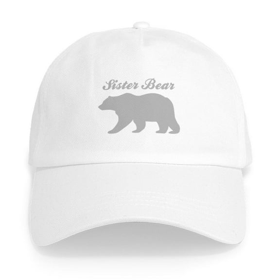 CafePress - Sister Bear - Adjustable 100% Brushed Unisex Casual Cotton Baseball Cap, Beige, 1