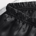 thumbnail image 5 of ALLLIST Silk Pajamas Women Shorts Plus Size Bottoms Black Plain Cozy Home Clothes Women Loungewear, 5 of 6