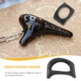 thumbnail image 6 of FELTECHELECTR 8Pcs Musicians Black Resin Ocarina Holders Practical Ocarina Stand, 6 of 8