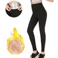 thumbnail image 2 of 2x Pantalones de Sauna para mujer, mallas térmicas para pérdida formadoras quemador de grasa sudor caliente pantalones moldeadores de cuerpo Zulema Pantalones Fitness Sauna, 2 of 8