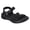Black/Black, variant on Women's On-The-Go Flex-Sandal Mesh Quarter Strap