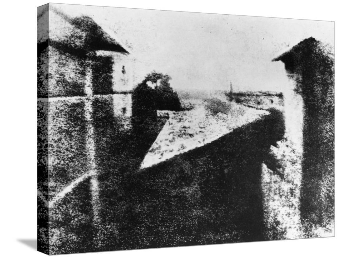 View From A Window At Le Gras SaintLoupDeVarennes 1827 Scenic 
