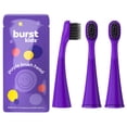 thumbnail image 1 of Cabezales de repuesto para cepillo de dientes eléctrico BurstKids, paquete de 3, 1 of 6