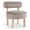 Beige, variant on Bowery Hill Contemporary Black Vegan Shearling Fabric Upholstered Accent Chair