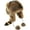 Adult Style, variant on Winter Parent-Child Raccoon Tail Hat - Faux Fur Plush, Russian Earflap, Warm Beanie Cap for Adults & Kids Cold Weather