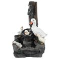 thumbnail image 1 of LuxenHome Fontaine de Patio en Résine Canard pour Famille, 1 of 14