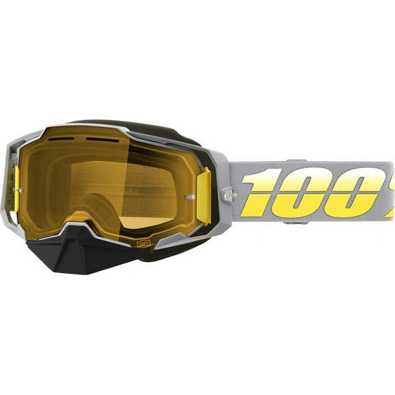 100% Armega Complex Yellow Snow Goggles