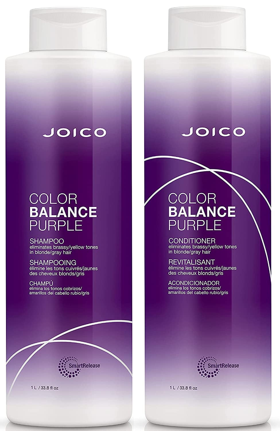 Joico Color Balance Purple Hair Shampoo and Conditioner Duo 33.8 oz Each -  Walmart.com