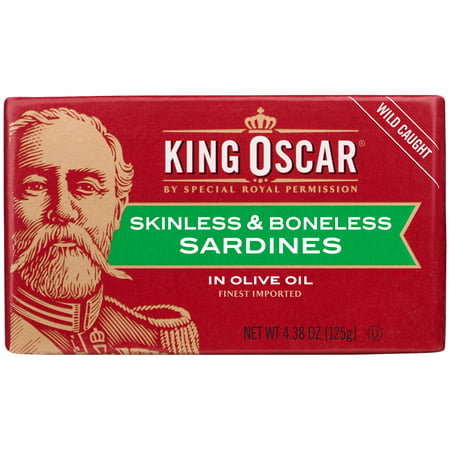 (3 Pack) King Oscar Skinless Boneless Sardines in Olive Oil, 4.4 (Best Tasting Canned Sardines)