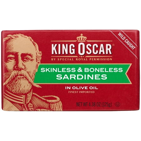 Mirror Sardine - (3 Pack) King Oscar Skinless Boneless Sardines in Olive Oil, 4.4 oz