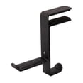 thumbnail image 1 of Percha para auriculares Auricular Soporte para auriculares Auricular Soporte de gancho de metal Abrazadera de mesa Clip de escritorio Almohadilla de cuero de PU Inevent DN1416-03B, 1 of 7