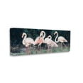 thumbnail image 3 of Stupell Flock of Flamingos Tropical Waters Animals & Insects Painting Gallery Wrapped Canvas Print Wall Art, 3 of 7