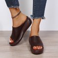 thumbnail image 4 of Sandalias de playa de verano sin cordones zapatos de verano cómodas sandalias de plataforma para mujer, 4 of 9