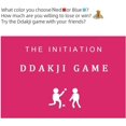 thumbnail image 3 of LANFENG Paper Flip Toy Ddakji Game Blue Red Hard Cardboard Hiting Paper Game Party Supplies Game with Friends Props Suitable for Role-Playing (4Pcs Ddakji), 3 of 6