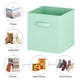 thumbnail image 4 of KZINGS Cajas de Almacenamiento Plegables de Tela, Cubos de Almacenamiento 28 cm, Juguetero Organizador Infantil para Ni&ntilde;os, Cajas Organizadoras Contenedores para Cl&oacute;sets, Cajas p, 4 of 8