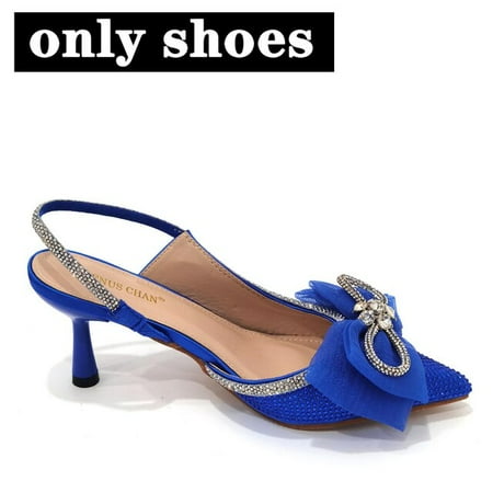 

The latest INS Style All-match French Pointed-toe Rhinestone Stiletto High-Heeled Shoes Peach Color Women s Shoes And Bags