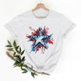 thumbnail image 2 of SELONE 4th of July Womens Shirts Trendy Star Tops Crewneck Short Sleeve Clothes Independence Patriotic Graphic Wear, 2 of 6