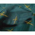 thumbnail image 4 of oneOone Silk Tabby Fabric Bird Block Print Fabric BTY 42 Inch Wide, 4 of 4