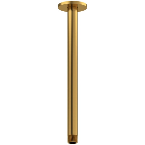 Riobel 507 11-5/8" Ceiling Mounted Shower Arm And Flange - Gold
