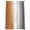 Orange, variant on Blue Brown Ombre Sheer Curtains 63 Inch Length 2 Panels Set, Vintage Country Wooden Voile Window Treatment Rod Pocket Curtains Sheers Drapes for Bedroom/Living Room/Kitchen 52x"63"x2
