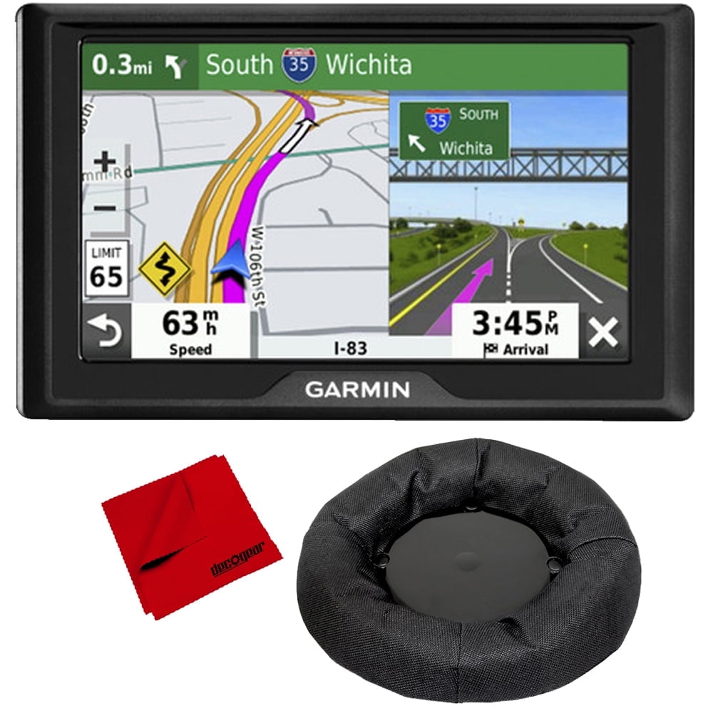 Garmin Drive 52 5" GPS Navigator (US & Canada) with Weighted GPS Dash Mount + More