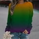 thumbnail image 1 of Ichuanyi Liquidación de mujeres Tops Gradiente Impresión de mangas largas Swever Sweeck Sweinshirt Casual Loos ICHUANYI WER202308213271, 1 of 5