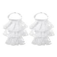 thumbnail image 1 of TiaoBug Jabot en Dentelle Victorien Renaissance Col à Volants Col Colonial Pirate Jabot Faux Col Blanc Ensemble Taille Unique, 1 of 2