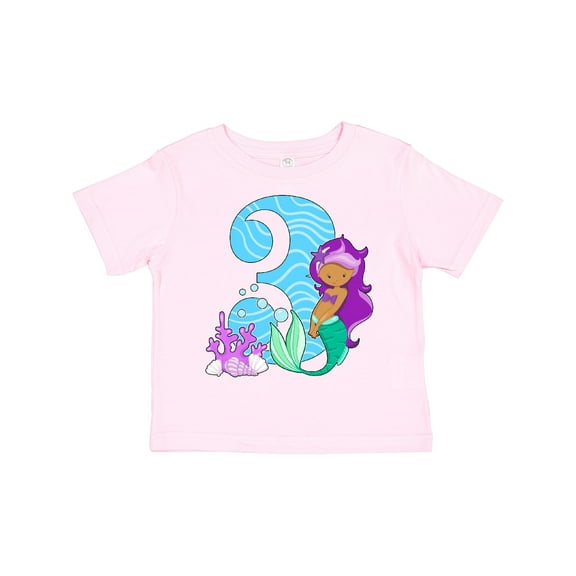 Inktastic Third Birthday Mermaid Girls Toddler T-Shirt