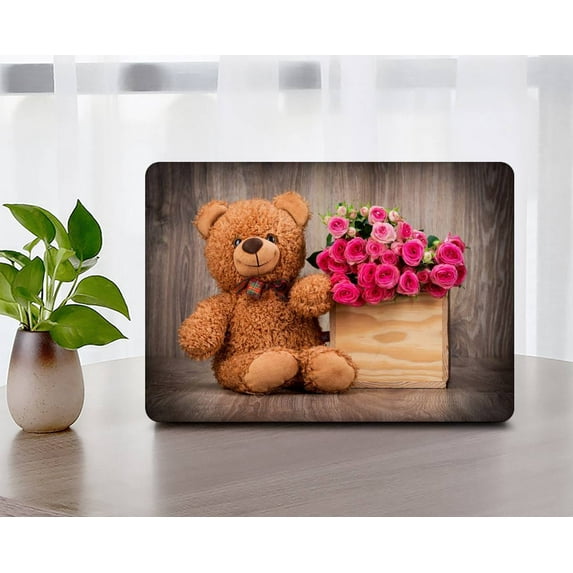 KSK KAISHEK Plastic Hard Case Shell Cover Compatible 2018 - 2022 Rel. MacBook Air 13 inchs Retina Display & Touch ID Model: A1932 A2179 A2337 m1 Wood grain 75