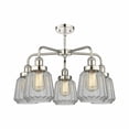 thumbnail image 2 of Innovations Lighting - Fulton - 5 Light Stem Hung Chandelier In Art Deco, 2 of 2