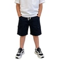thumbnail image 2 of Krdevn Kids Cargo Shorts, Boys Casual Athletic Shorts with Pockets,9-10 Years, 2 of 4